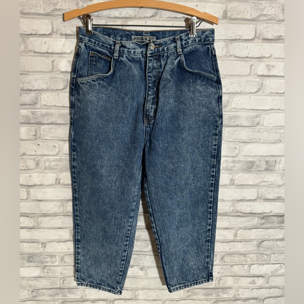 Vintage Jordache 90's High Waisted Capri Jeans with Bows